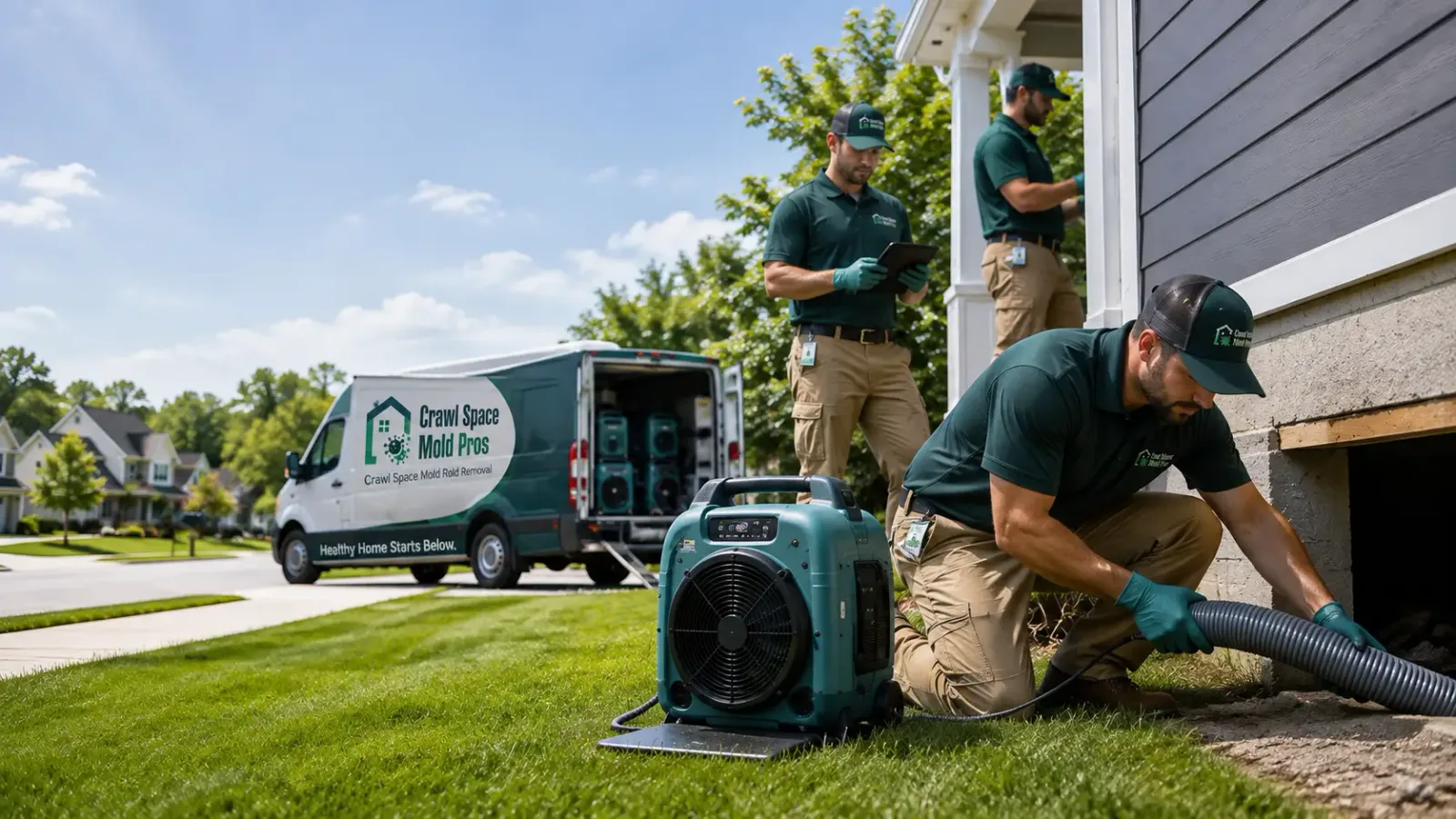 Crawl Space Mold Removal in Rutland, IA
